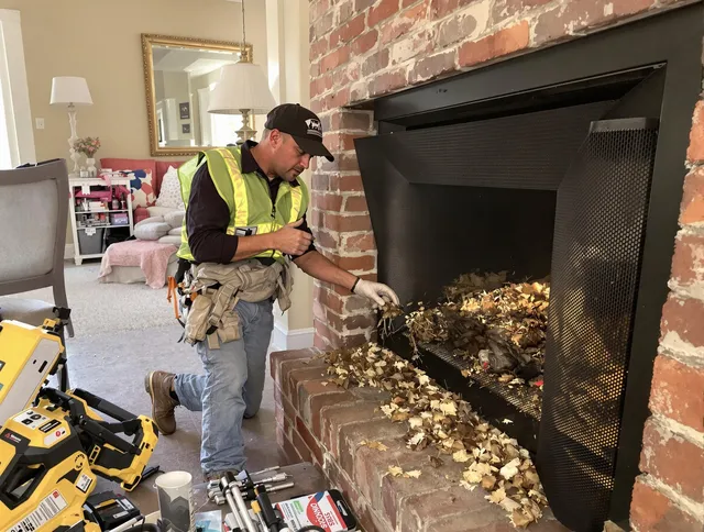 Safe screening installation by St. Petersburg Chimney Sweep in St. Petersburg, FL