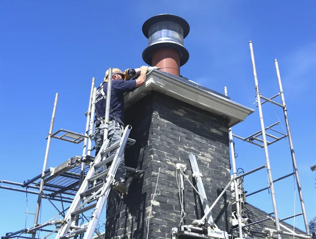 Sturdy chimney crown finished by St. Petersburg Chimney Sweep in St. Petersburg, FL