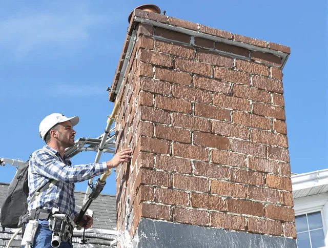 Brickwork for a chimney rebuild by St. Petersburg Chimney Sweep in St. Petersburg, FL