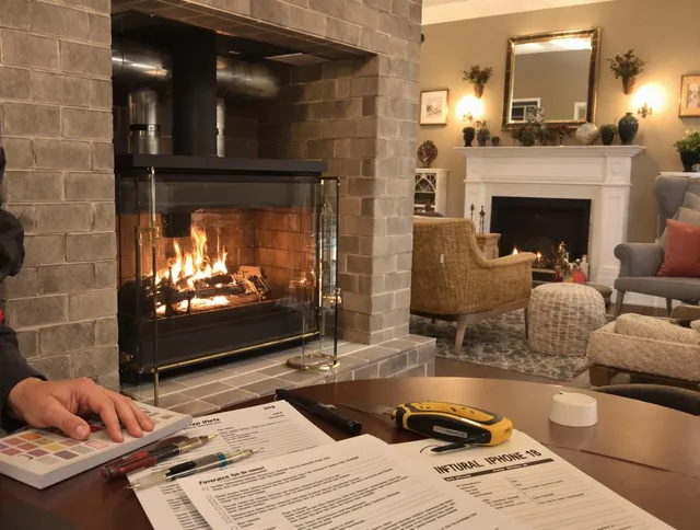 St. Petersburg Chimney Sweep verifying fireplace safety measures in St. Petersburg, FL